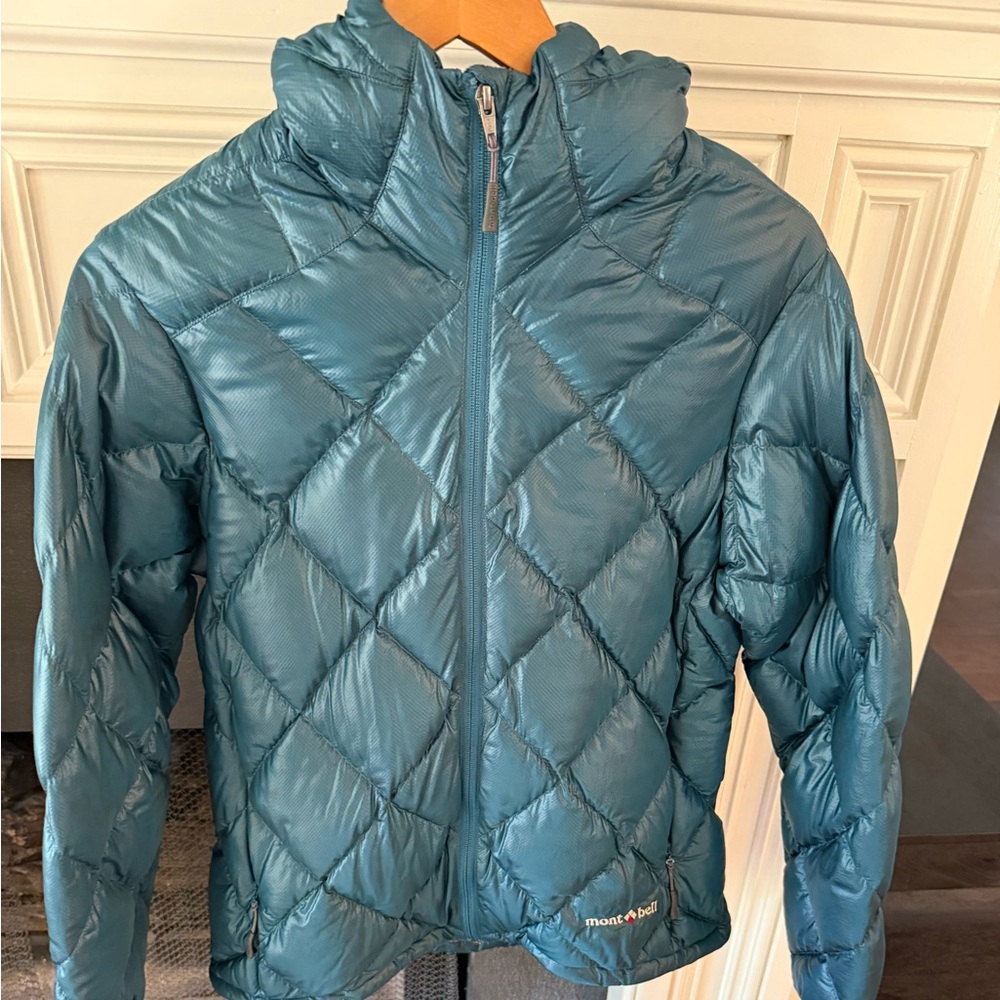 Montbell Green Puffer Jacket- GREAT condition